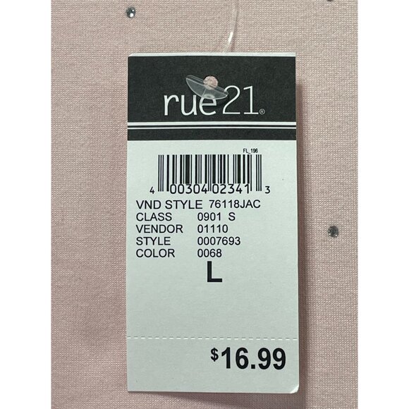 Rue 21 - Women's Short Sleeves T-Shirt - Pink - Large - Picture 10 of 12